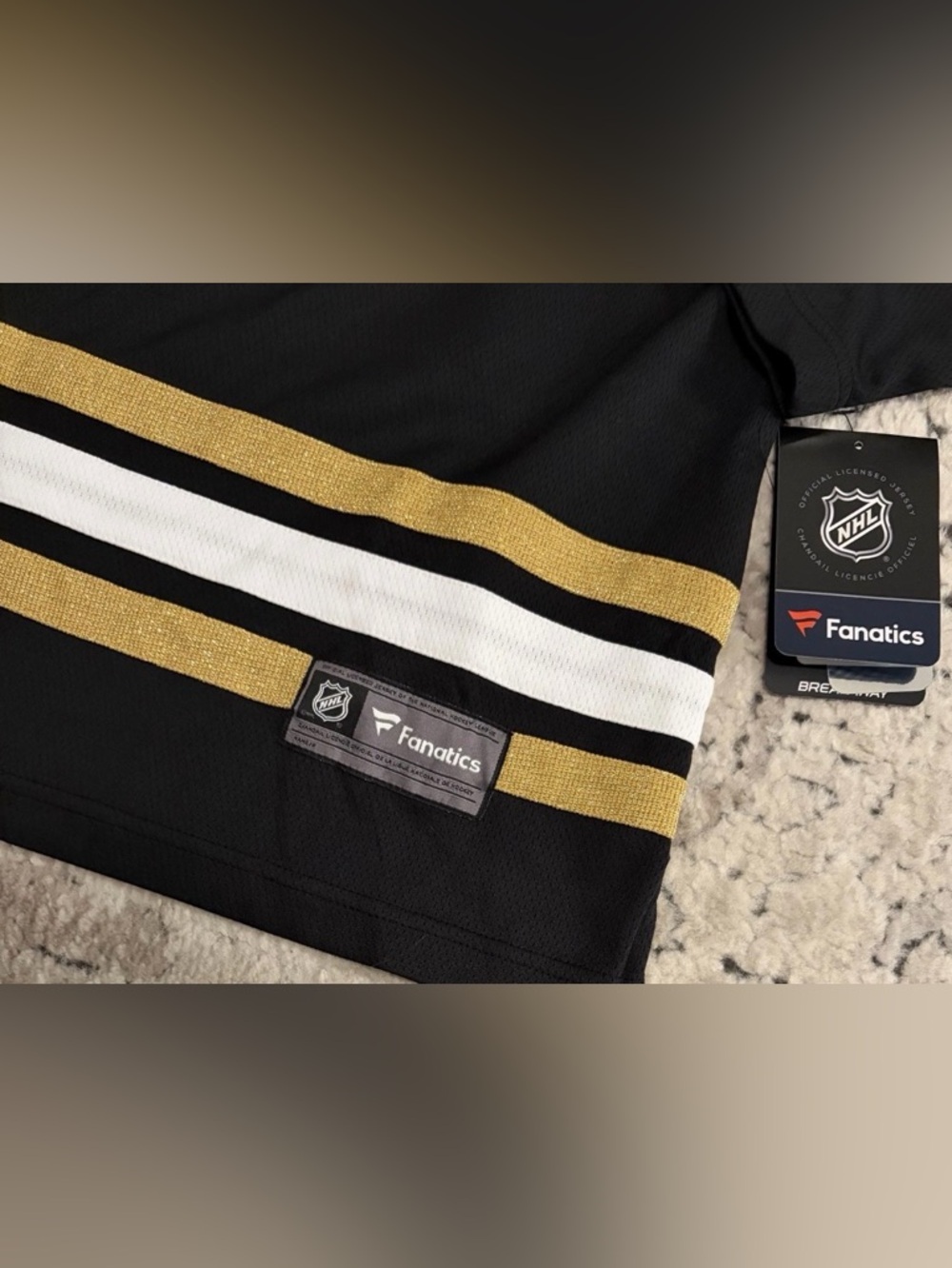 Fanatics Authentic Boston Bruins 100th Anniversary Pastrnak #88 Jersey Women’s L - Picture 4 of 6